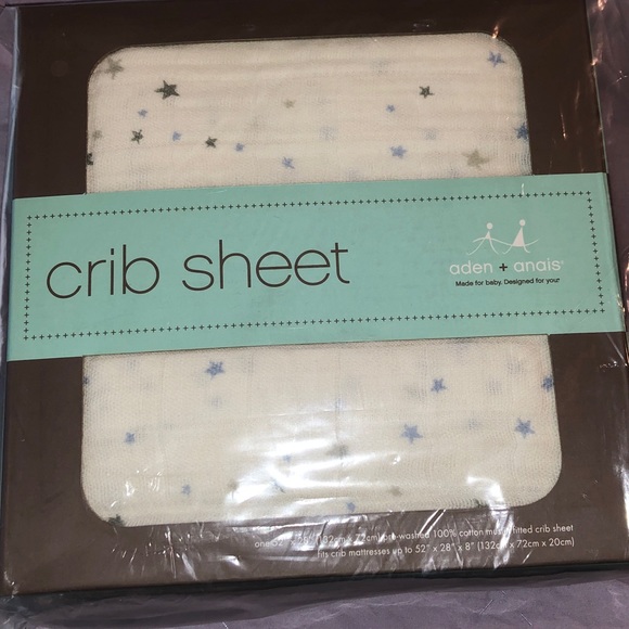 Aden + Anais crib sheet